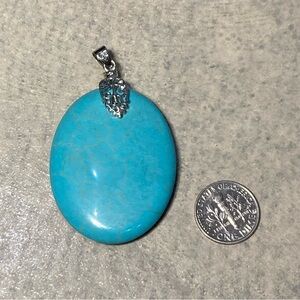 Turquoise Oval Pendant